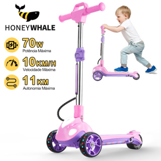 HONEYWHALE RM2 Pro Patinete Elétrico Infantil, 70W-10KM/H-11KM, Motor-Velocidade-Autonomia em Oferta na Shopee
