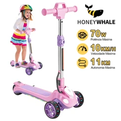 HONEYWHALE RM2 Pro Patinete Elétrico Infantil, 70W-10KM/H-11KM, Motor-Velocidade-Autonomia-MAX