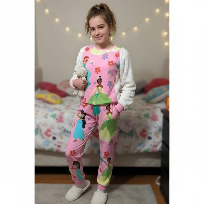 Conjunto    Pijama de frio Unisex inverno quentinho soft super confortável tecido peluciado com sherpa número 36