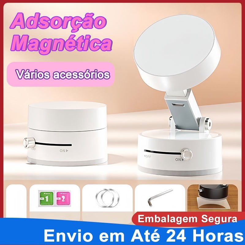 Suporte Magnético para Celular Universal, Ímã N52, Compatível com Todos os Smartphones