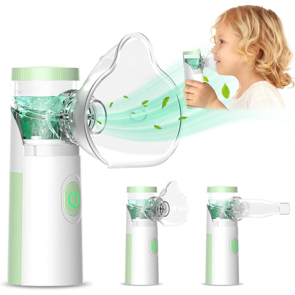Máquina Portátil Nebulizadora Para Crianças Adultas Atomizador Inalador De Asma