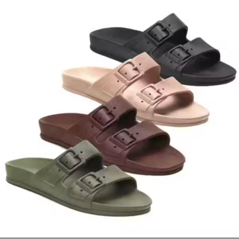 Sandalia Chinelo Birken Papete Baixo Slide Duas Fivelas Moderna Ortopédica Adulto infantil Unissex