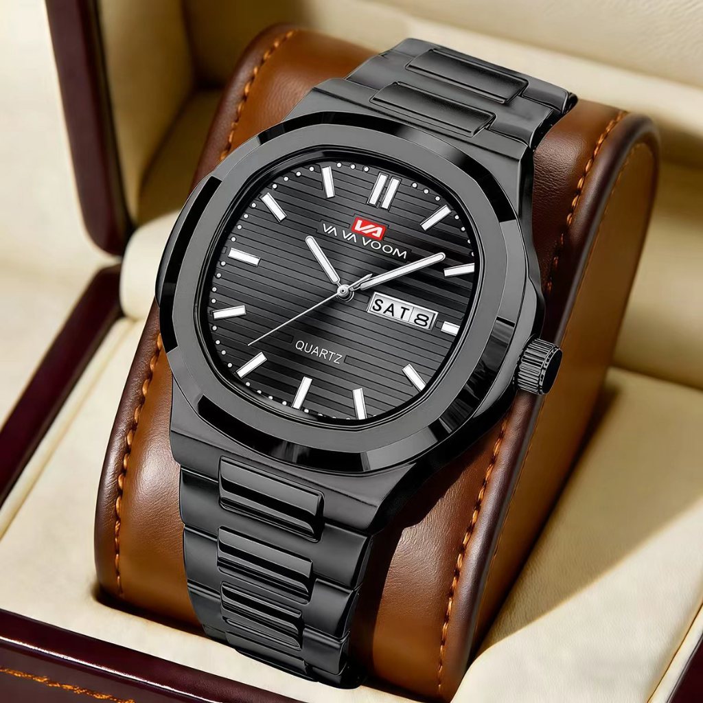 Precisão e Luxo no Pulso! Relógio Masculino com Data para Homens de Sucesso em Oferta na Shopee