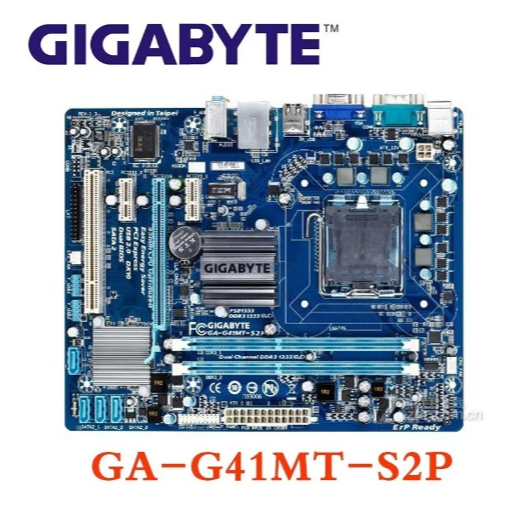 Placa Mãe Gigabyte Ga-g41mt-s2p LGA 775 Ddr3 Azul