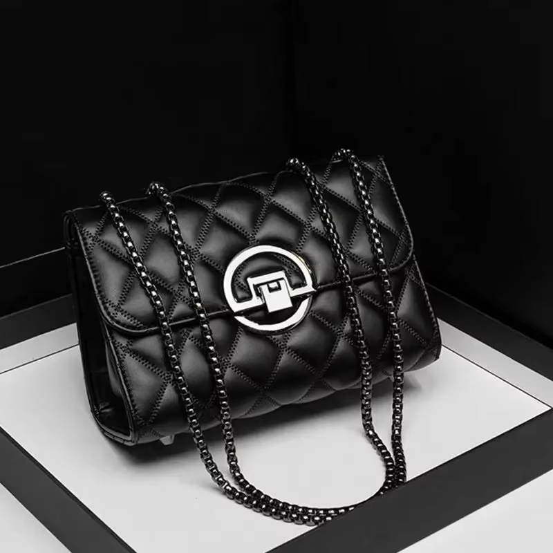 Bolsa Feminina Transversal Crossbody Passeio Alça Corrente