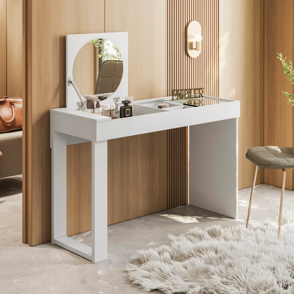 Penteadeira Escrivaninha Aral Decor Camarim Multiuso Quarto Home Office