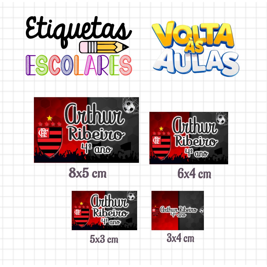 Adesivos Flamengo para Caderno: Onde Comprar | BuscaProdutos