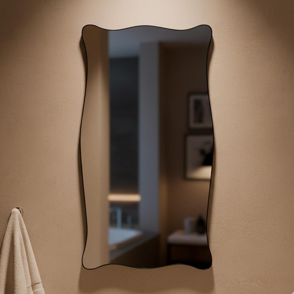 Espelho Para Salão De Beleza Grande 60x110cm - Mod. Paris em Oferta na Shopee