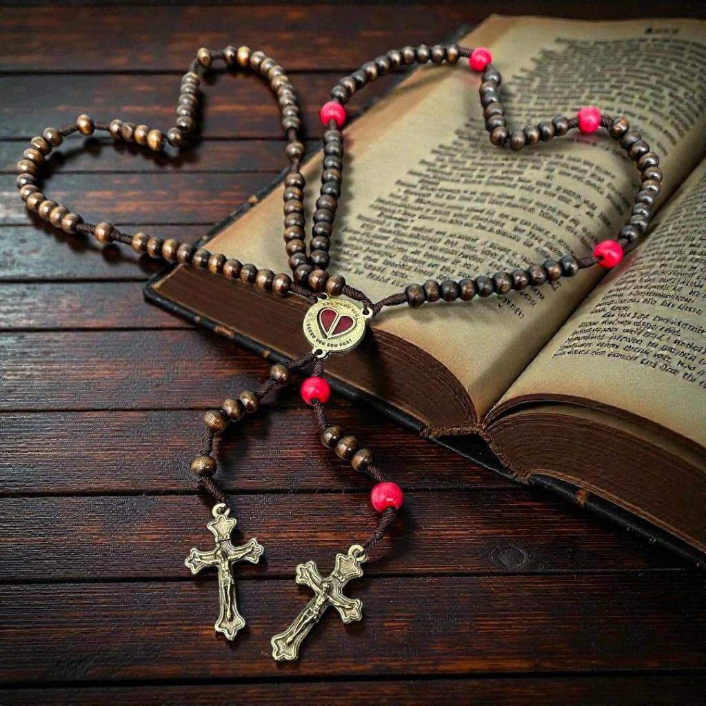 Terço para Casal – Presente Católico para Noivado, Casamento, Bodas