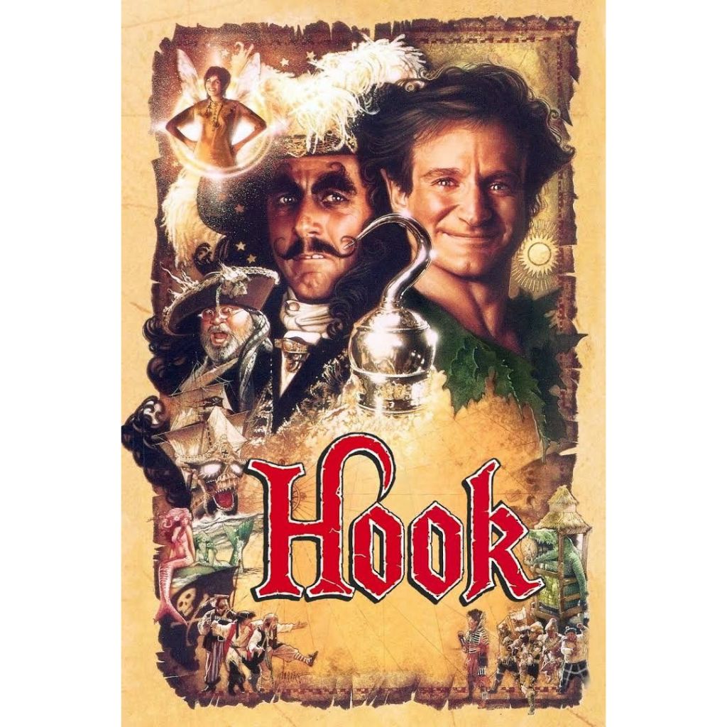 Poster Hook - A Volta do Capitão Gancho - Filme -Hook - A Volta do Capitão Gancho