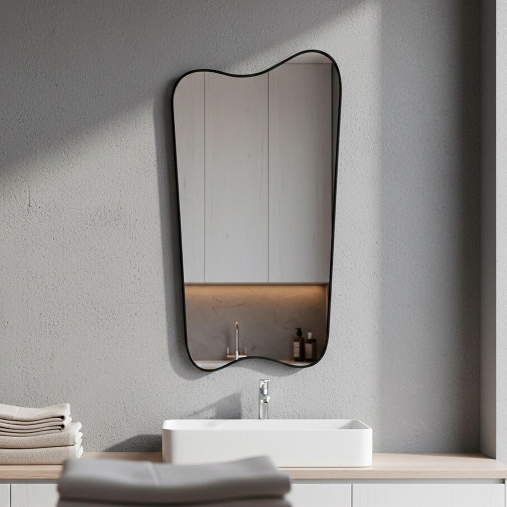 Espelho Para Salão De Beleza Grande 60x110cm - Modelo Cancun em Oferta na Shopee