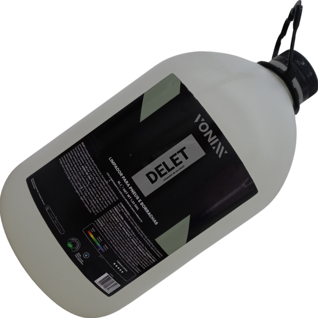 Delet Limpador Para Pneus Borrachas Plásticos 5L Vonixx