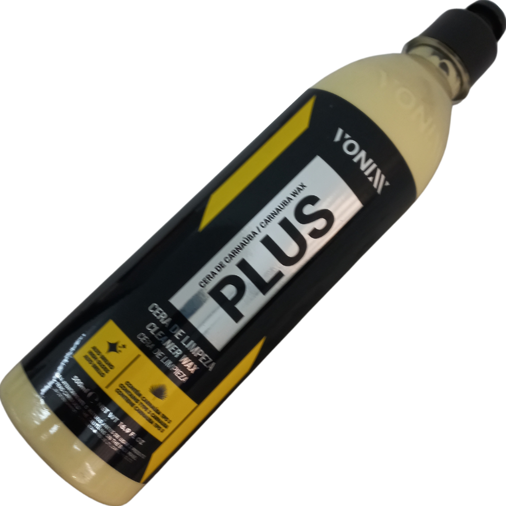 Cera de Limpeza Automotiva Carnaúba Plus 500ml Vonixx