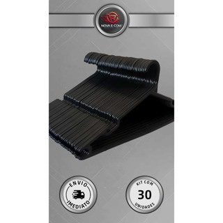 Kit 30 Cabides adulto redondo reforçados. em Oferta na Shopee