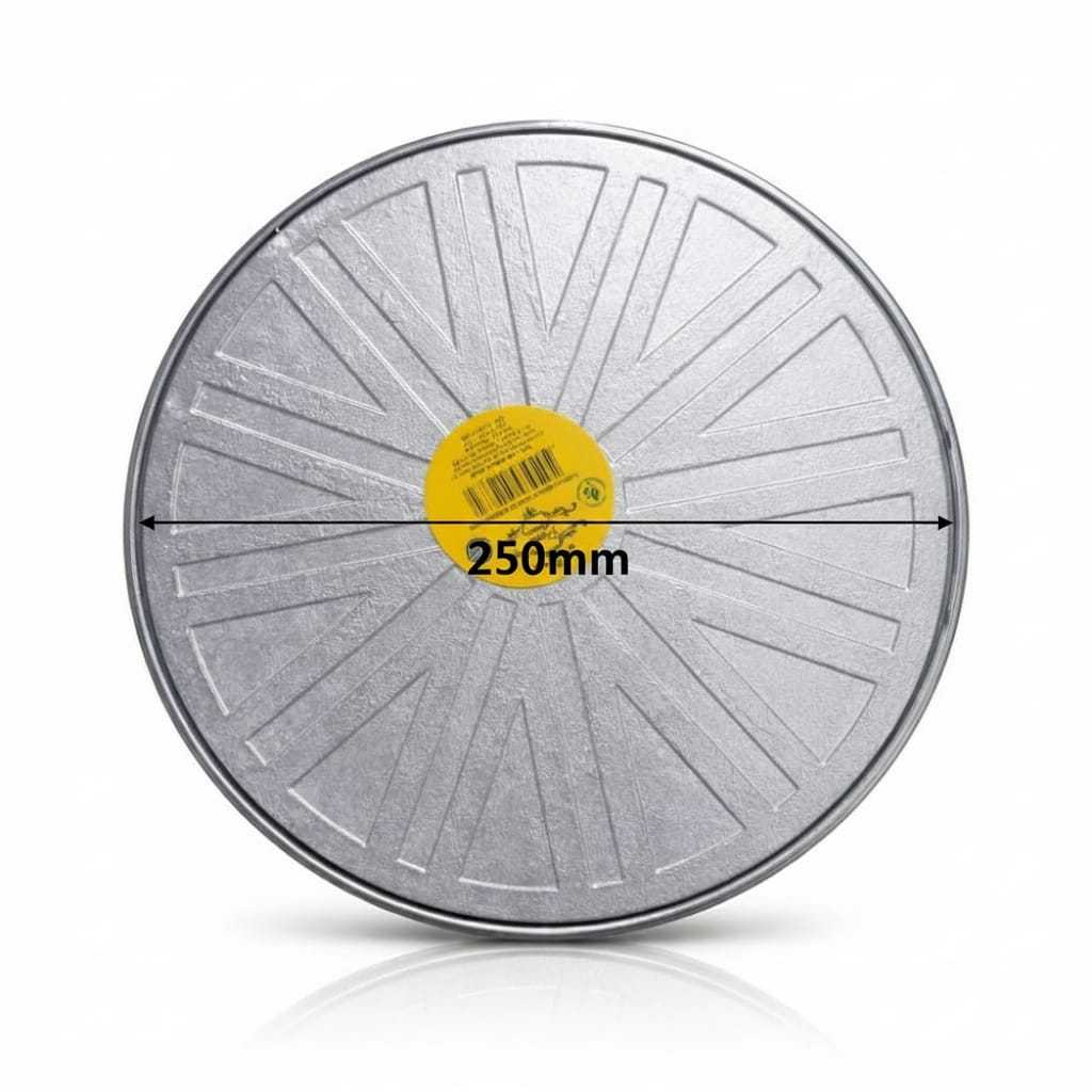 TAMPA 250mm Reforçada p/ Caixa Gordura Tampa + Aro COMPLETA