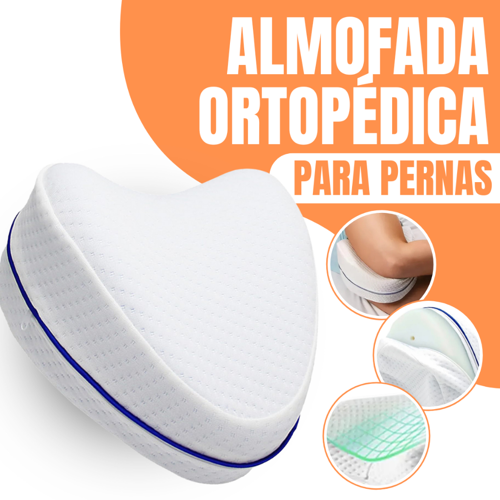 ALMOFADA Travesseiro Para Postura Pernas Pés Joelhos Ortopédico Dormir confortável ergonômico