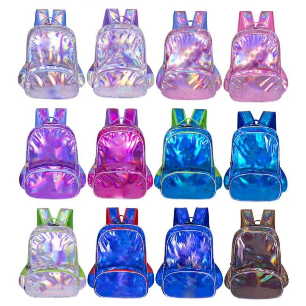 Mochila Holográfica Infantil/Teens – Brilhante, Leve e Moderna em Oferta na Shopee