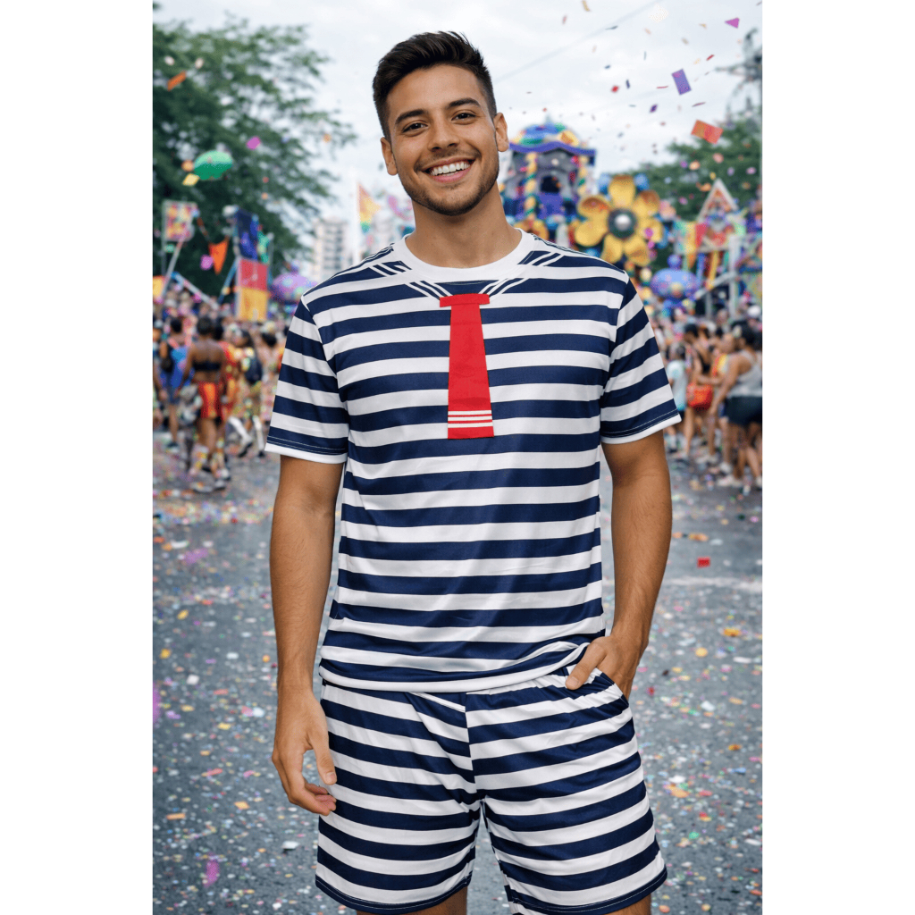 FANTASIA MARINHEIRO INFANTIL ADULTO CARNAVAL C26