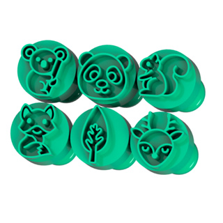 Carimbos para Docinhos Bosque Encantado 2 em Oferta na Shopee