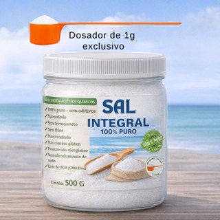 Sal Puro Natural S/ Iodo Culinário 500g Rico Em Minerais em Oferta na Shopee