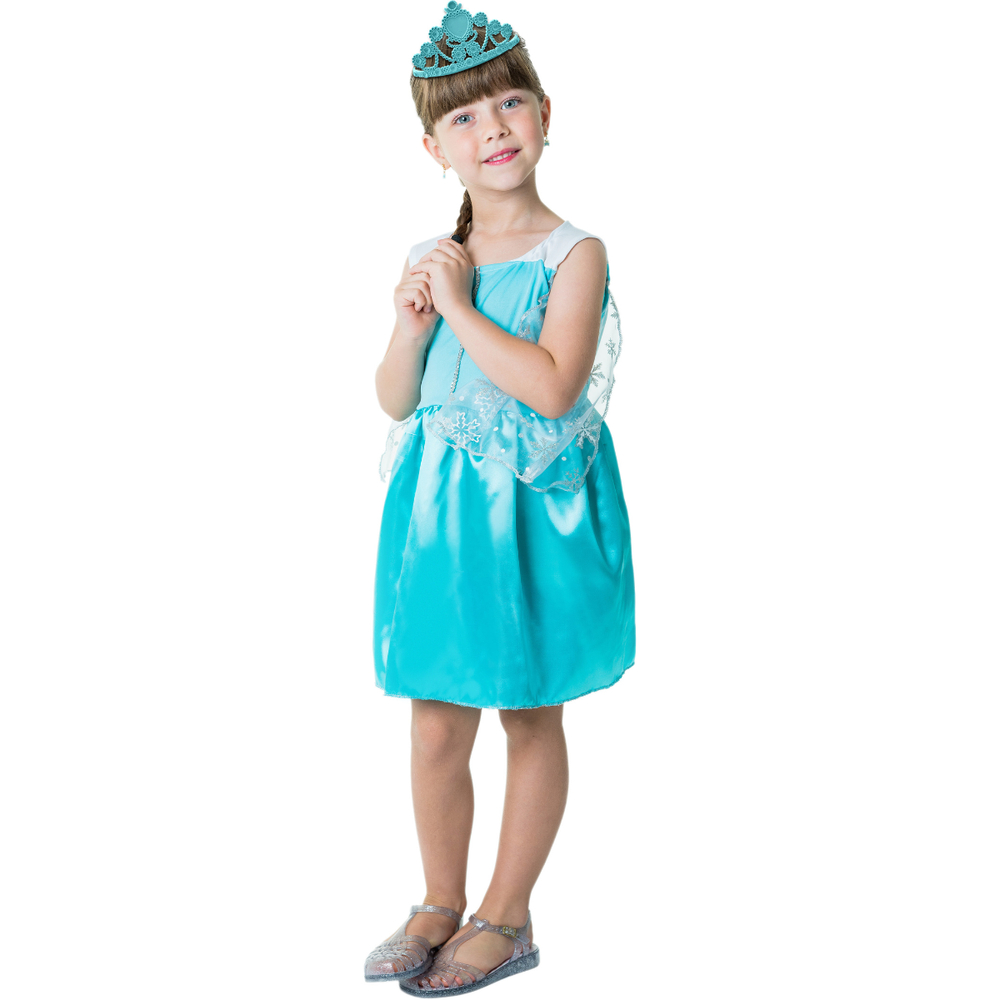 Kit Infantil Fantasia Princesa Brilhante - P M G GG