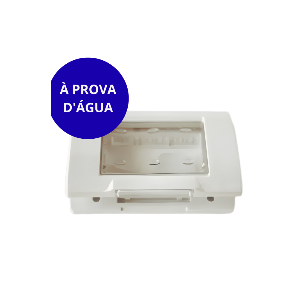Caixa Com Tampa Membrana Embutir 3 Módulos IP55 4"x2" Prova Dágua Kalop