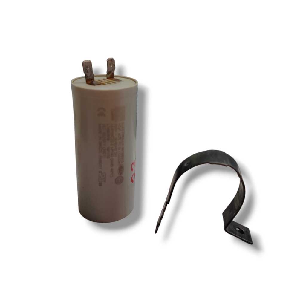 Capacitor com Abraçadeira  para Lavadoras 33uF