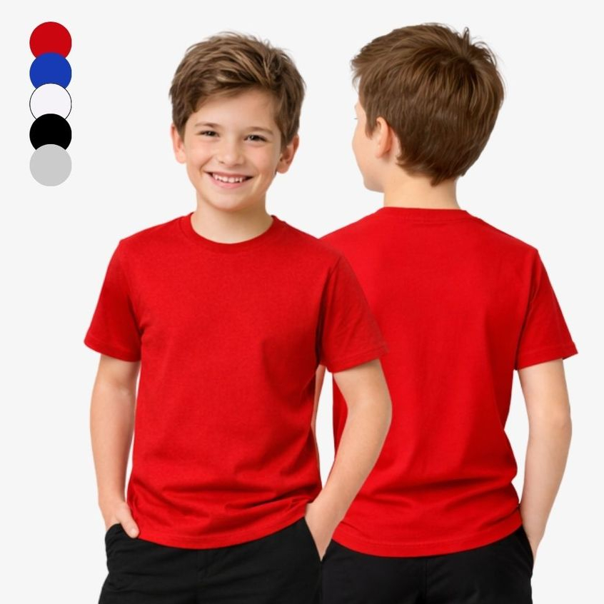 Camiseta Básica Masculina Menino Infantil Juvenil – Conforto e Estilo Diário