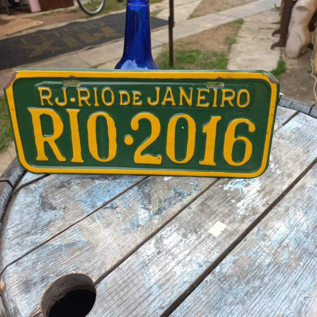 Placa De Rio Janeiro Decorativa 2016 Jogos Olímpicos Rio 2016