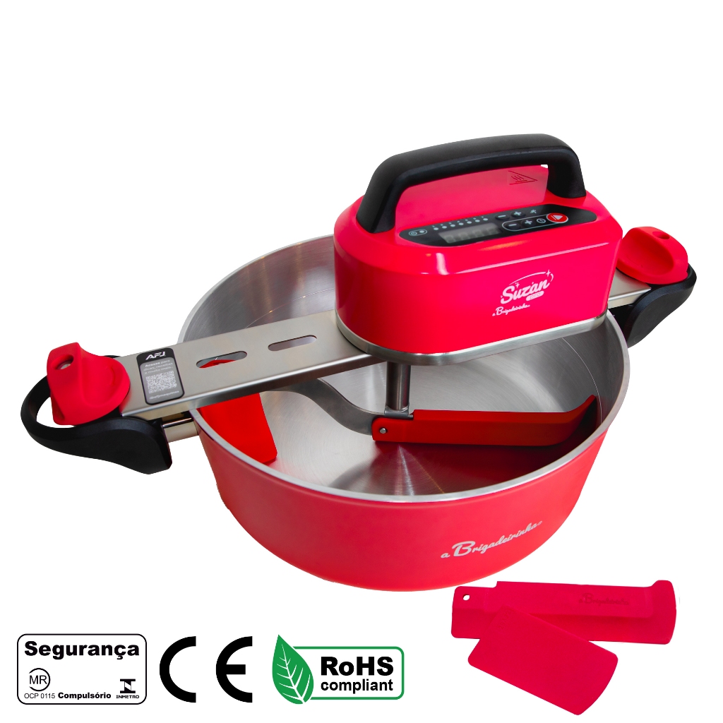 Panela para Mexer Doces Suzan Pro Alumínio Rosa 32cm em Oferta na Shopee