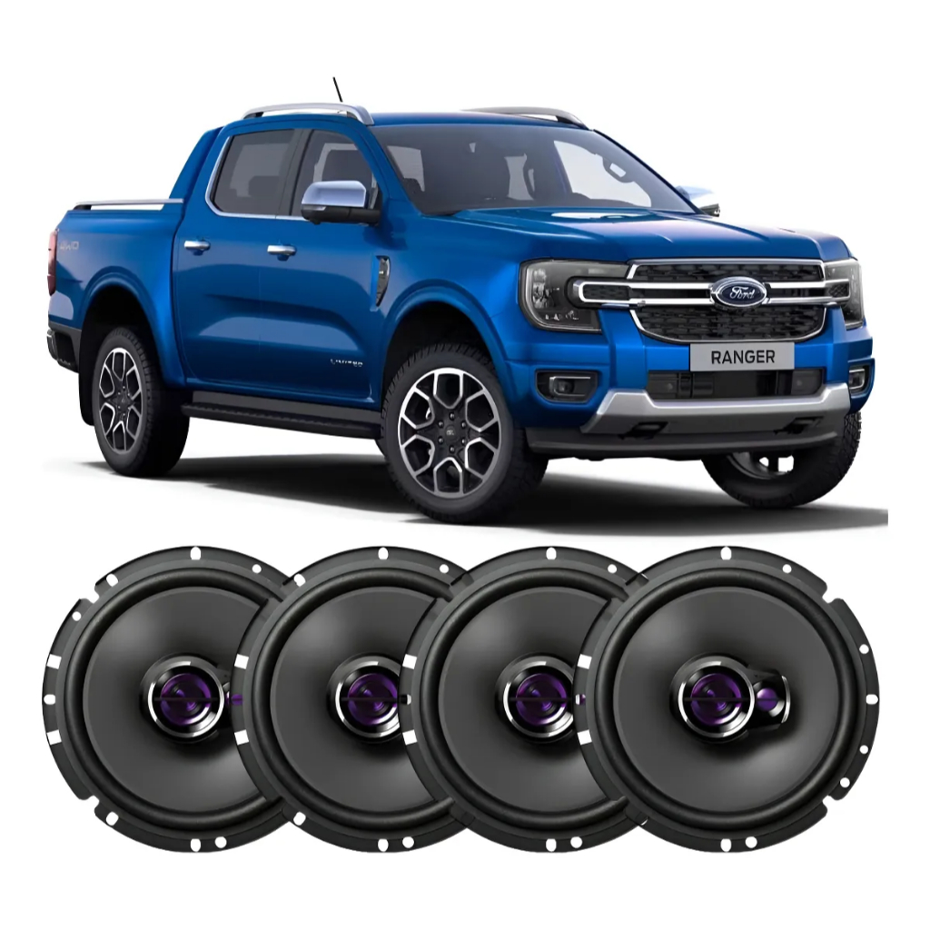 Pioneer Kit Som Automotivo Ford Ranger 6 Polegadas 200w 4 P