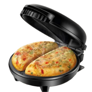 Omeleteira Agratto Mr. Cheff Antiaderente Elétrica Dupla Redonda 800W AOIP01I em Oferta na Shopee