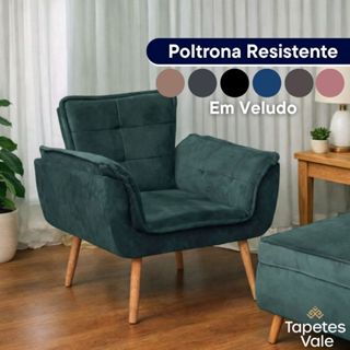 Poltrona Resistente Opala Confort Para Salao Recepção Amamentação Decorativa Luxo em Oferta na Shopee