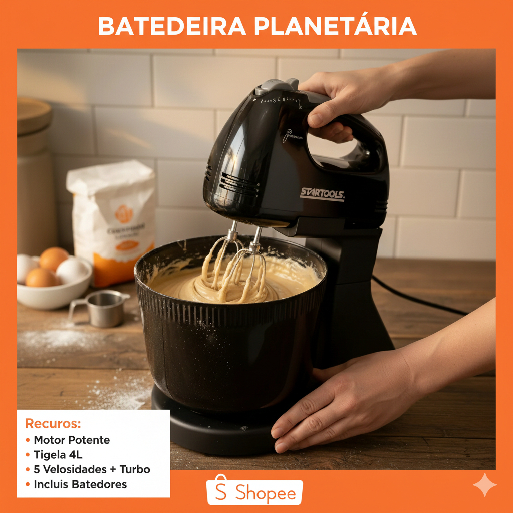 Batedeira Eletrica 220V Capacidade 2 Litros Potente Versatil Cozinha Preta Facil Uso Multifuncional