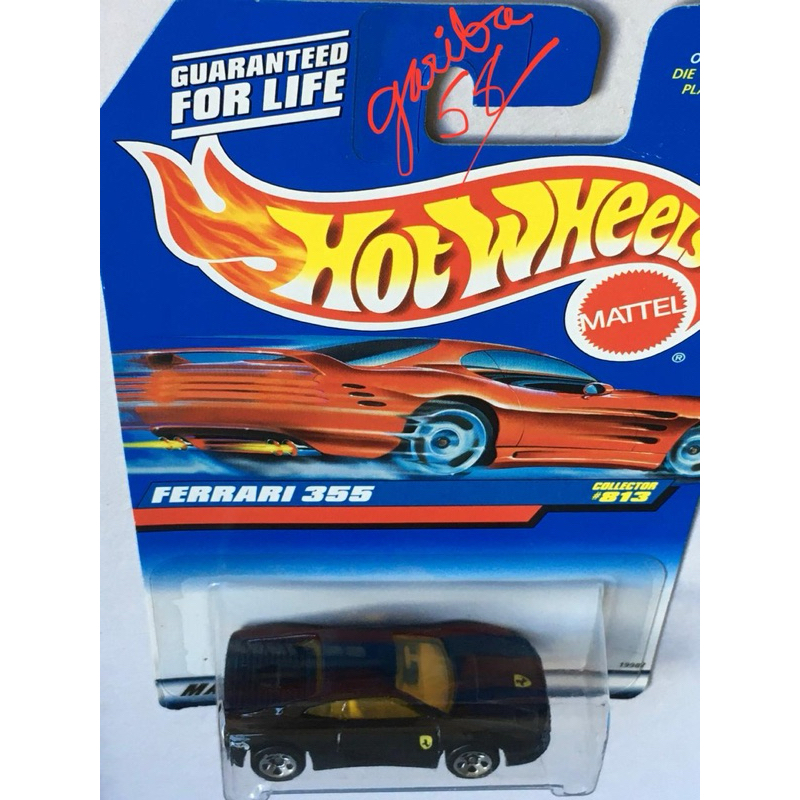 HOT WHEELS FERRARI 355 BERLINETTA F355 1998 #813 COLLECTOR GARIBA58
