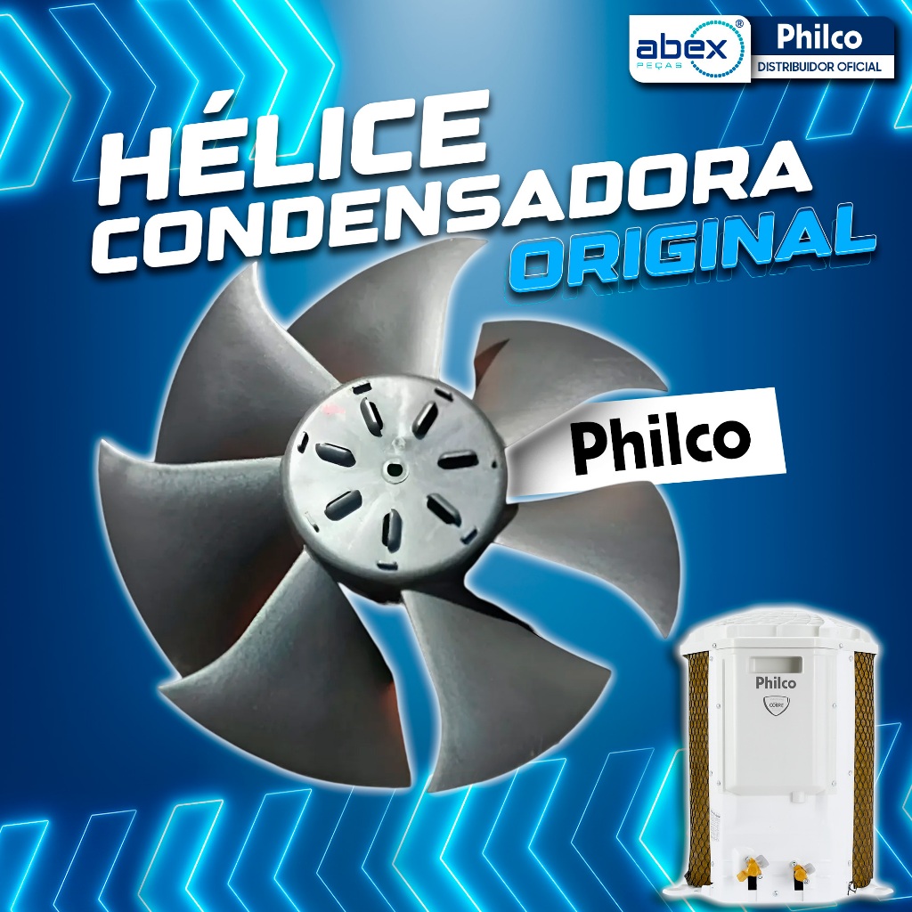 Helice Ventilador Ar Condicionado Barril Philco 7 9 12 Btus PAC12000IQFM15 BAC12000TFM9 Original