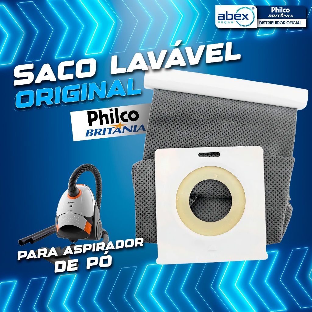 Filtro Aspirador De Pó Philco Britânia Faciclean 1400 1400H 1480N 1600 1640N Lavável Cinza Original em Oferta na Shopee