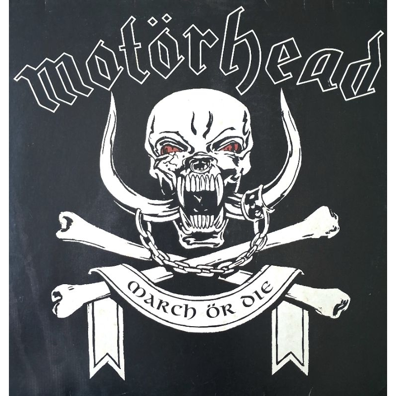 Motörhead-March Ör Die-lp com encarte-vinil-Motorhead-March or Die