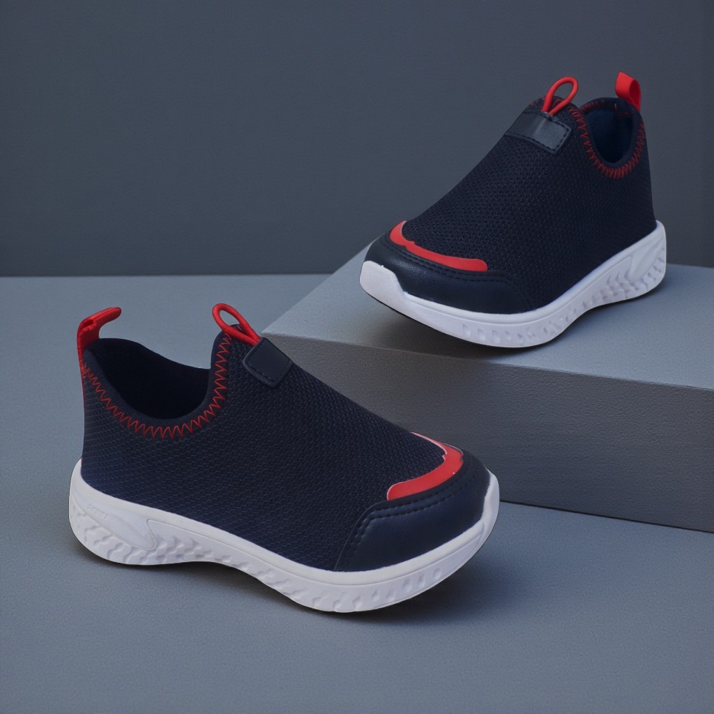 Tênis Infantil Escolar Criança Calce Fácil Menino Fácil de Calçar Slip On Macio em Oferta na Shopee