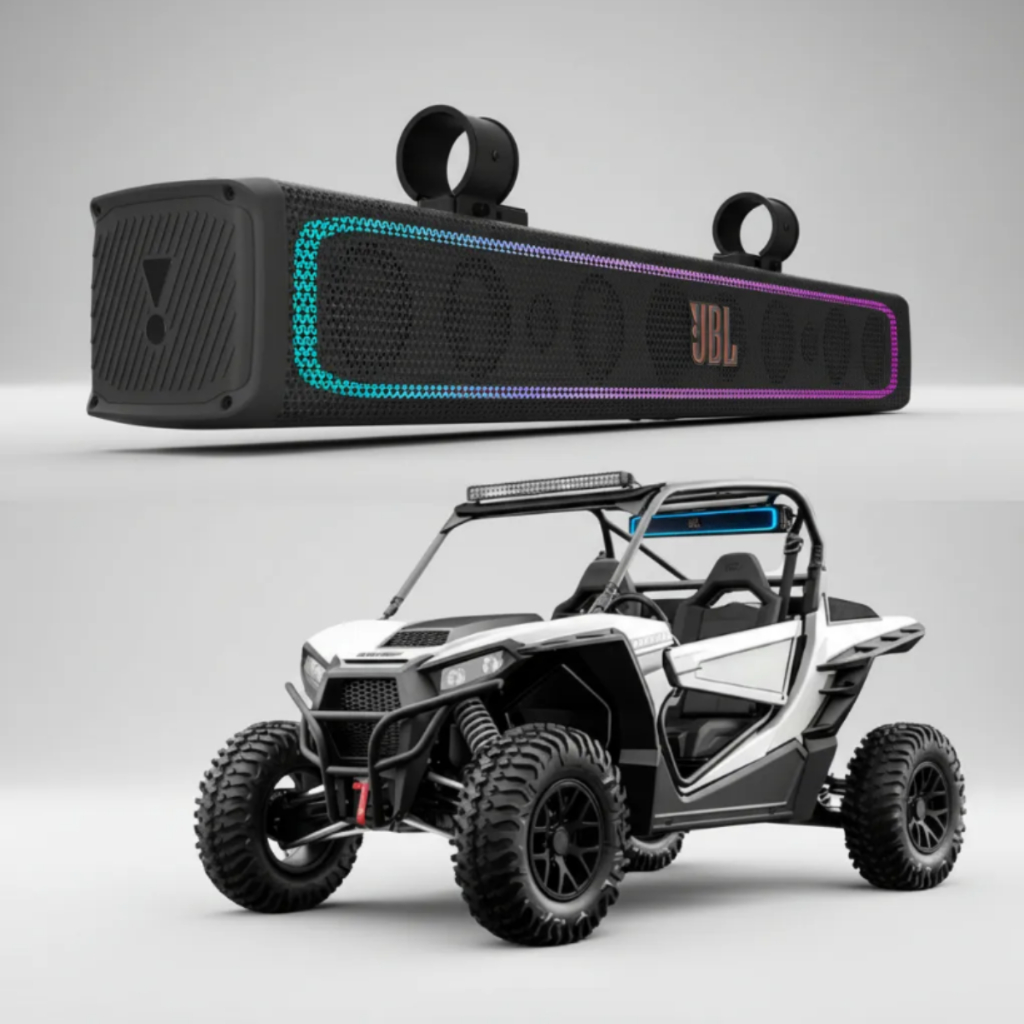Jbl Rallybar Xl Barra De Som Jbl 300w Led Rgb Para Veículos