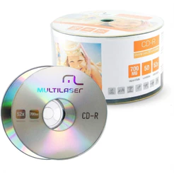 Mídia de CD (CD-R) Multilaser (50un)
