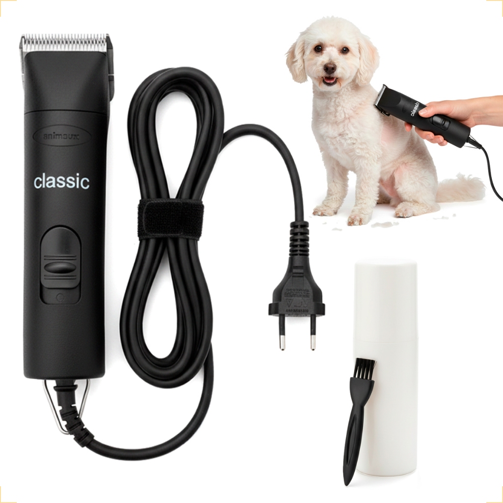 Máquina de Tosa Pet Profissional Groomer Bivolt 2 Velocidades 3500RPM 30W Petshop Silenciosa e Leve