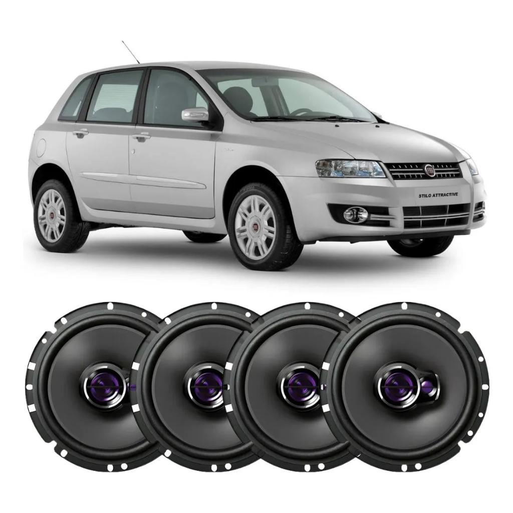 Pioneer Kit Som Automotivo Original Fiat Stilo 6 200w 4 P