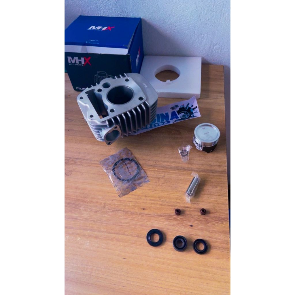 Kit Cilindro Pistão Camisa Motor +Retentores Stand Traxx Sky 125
