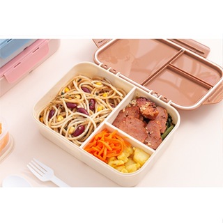 Lancheira Escolar Infantil Com Divisórias Marmita Bento Box em Oferta na Shopee
