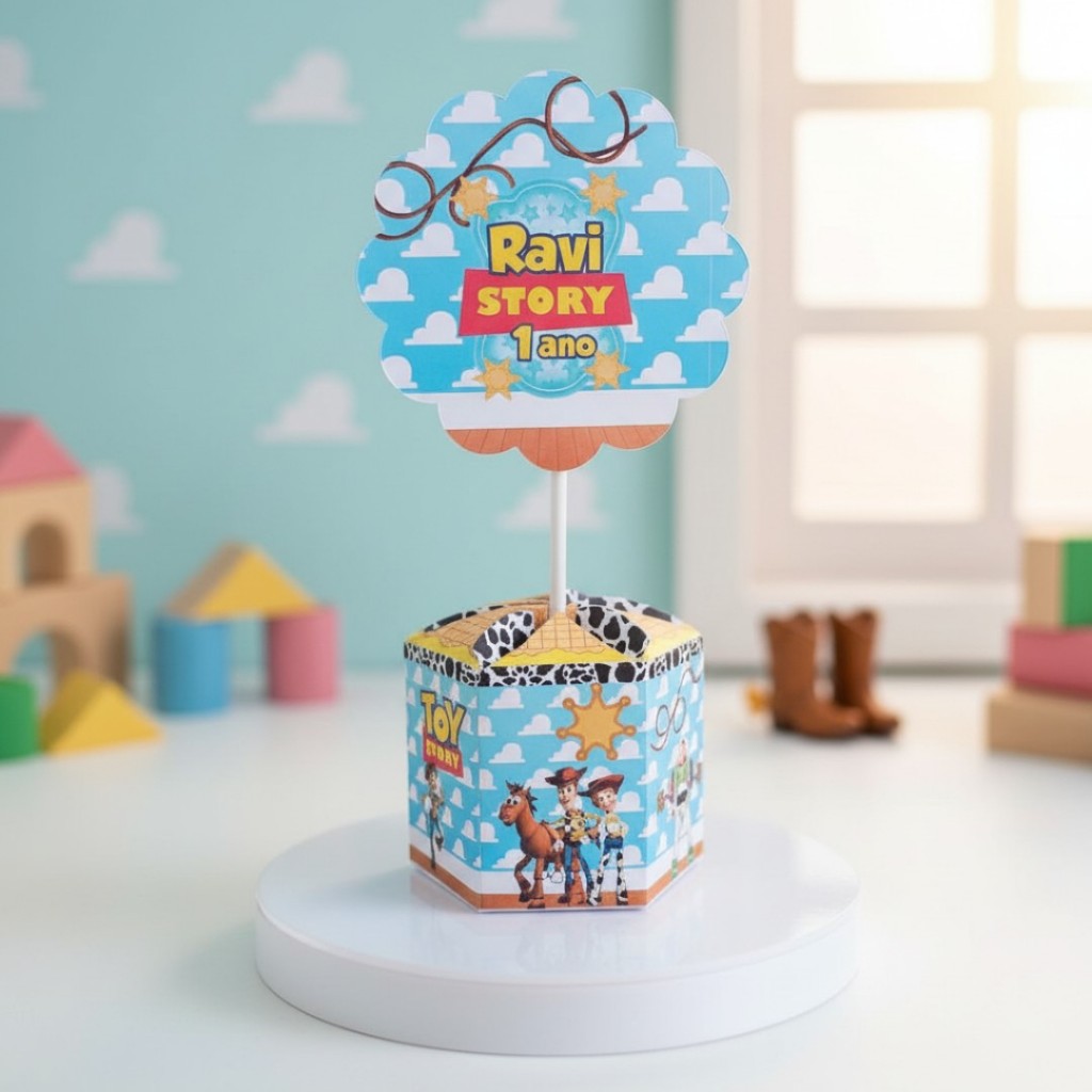 10 Unidades Centro de mesa Festa Toy Story em Oferta na Shopee