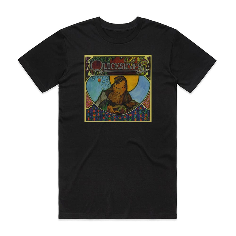 Camiseta Preta Quicksilver Messenger Service Quicksilver