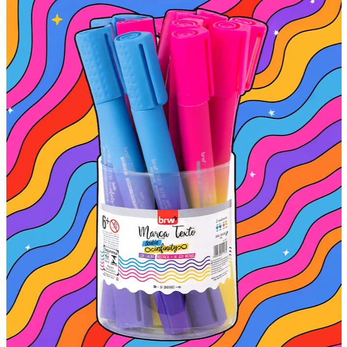 CANETA MARCA TEXTO INFINITY NEON C/CHEIRO em Oferta na Shopee