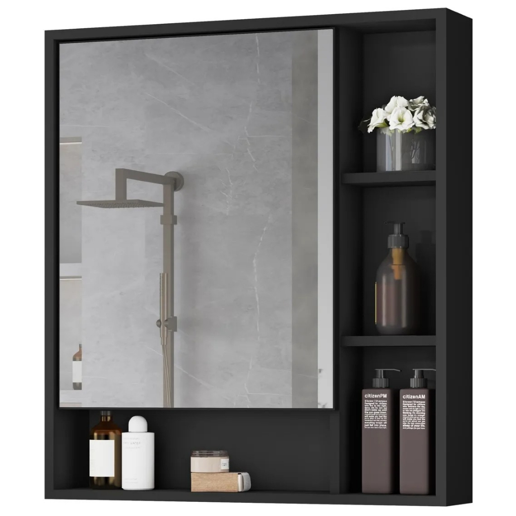 Espelheira com Armário de Banheiro Suspenso Com Espelho Selene - Flexcollor em Oferta na Shopee