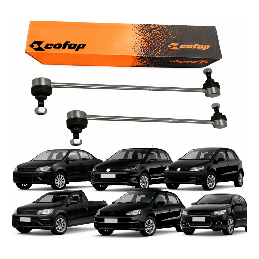 Par de Bieleta Original Cofap Vw Up Gol G5 G6 Saveiro Voyage Fox 2011 2012 2013 2014 2015 2016 2017 em Oferta na Shopee